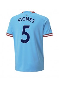 Fotbalové Dres Manchester City John Stones #5 Domácí Oblečení 2022-23 Krátký Rukáv